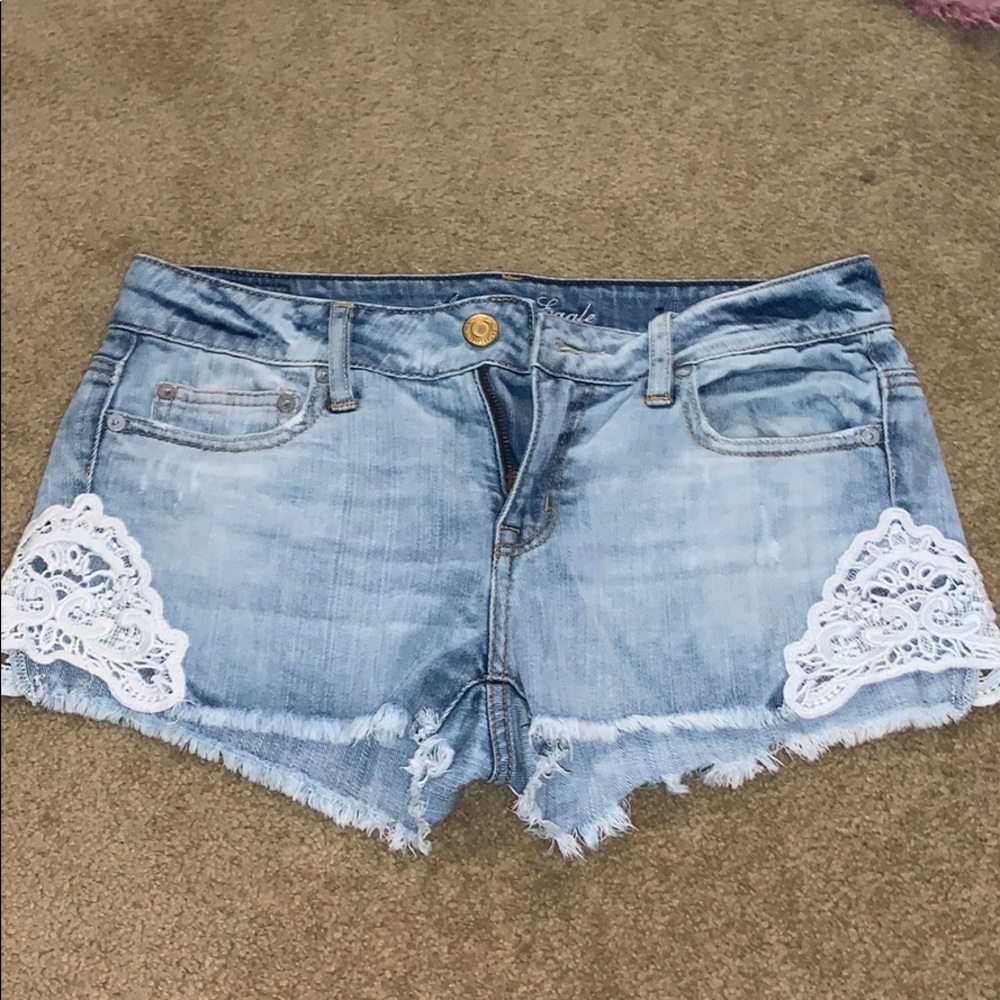 American Eagle Jean Shorts with Lace